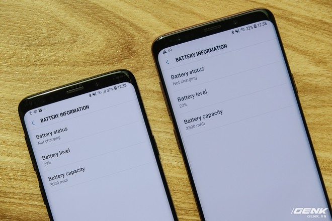  Dung lượng pin của S9 lớn hơn 