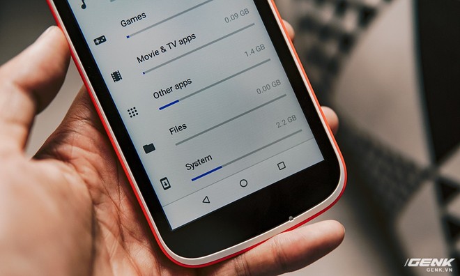  Lợi thế của nền tảng Android Go là dung lượng nhẹ nhàng, giao diện tối giản để phù hợp với các thiết bị cấu hình thấp như Nokia 1. 