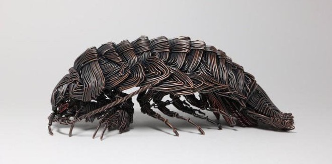 Ấn tượng với kỹ thuật uốn dây đồng tạo nên những tác phẩm điêu khắc cực ấn tượng của nghệ sỹ người Nhật - Ảnh 11.