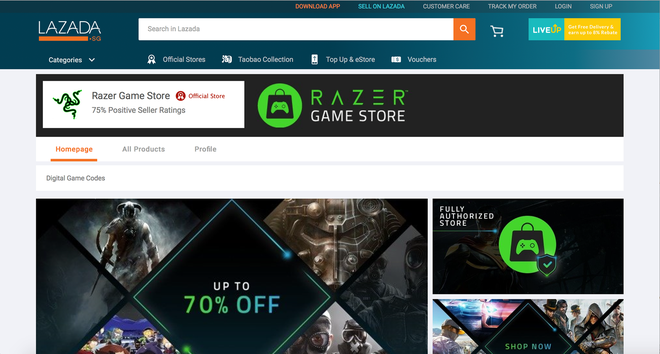 Razer mở cửa hàng bán game bản quyền ngay trên... Lazada - Ảnh 2.