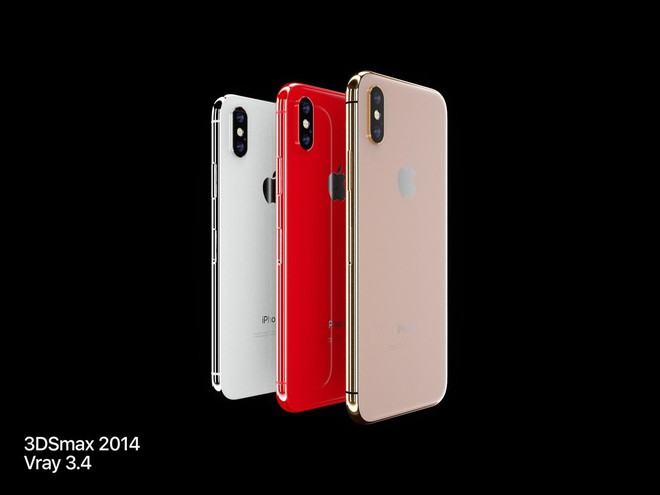 Ngắm concept iPhone X Blush Gold và (PRODUCT)RED, đẹp đến nỗi khó trở thành hiện thực - Ảnh 1.