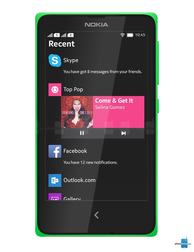  Nokia X ra mắt năm 2014 của Microsoft. 