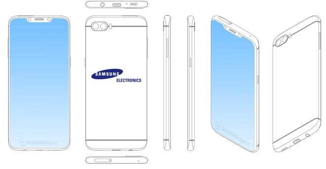 Thôi xong, bằng sáng chế cho thấy Samsung sắp gia nhập trào lưu màn hình tai thỏ vừa xuất hiện - Ảnh 1.