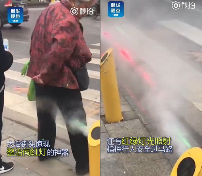 Trung Quốc lắp đặt máy phun sương, tự động xịt ướt quần người đi bộ sai luật - Ảnh 2.
