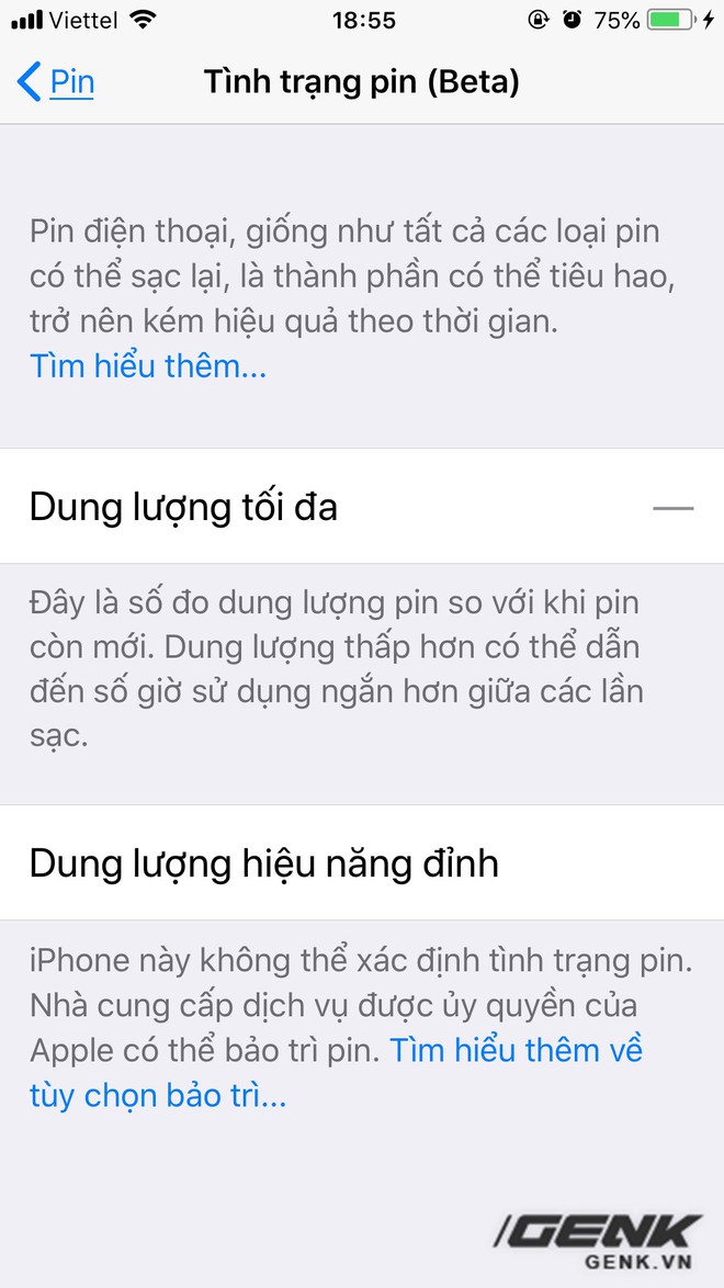 iPhone thay pin lô sẽ không thể kiểm tra tình trạng pin trên iOS 11.3 - Ảnh 1.