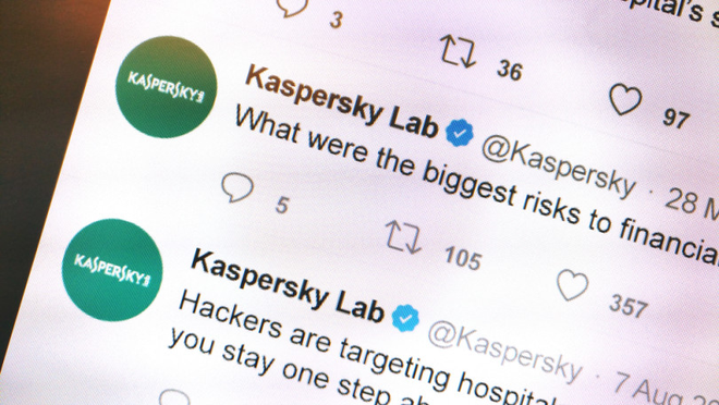 Twitter cấm mọi quảng cáo của hãng bảo mật Kaspersky Lab - Ảnh 1.
