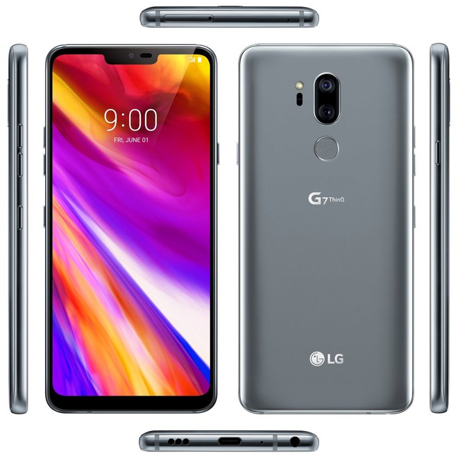 LG G7 ThinQ lộ diện rõ nét trước giờ G: có tai thỏ, camera sau xếp dọc - Ảnh 1.