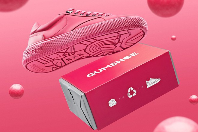 Amsterdam ra mắt mẫu sneakers với phần đế làm từ bã kẹo cao su tái chế - Ảnh 4.