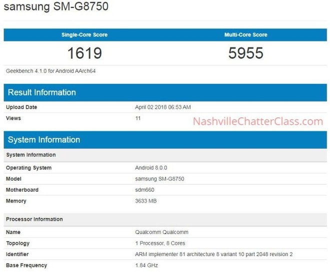 Samsung Galaxy S9 Mini với chip Snapdragon 660 và 4 GB RAM xuất hiện trên GeekBench? - Ảnh 1.