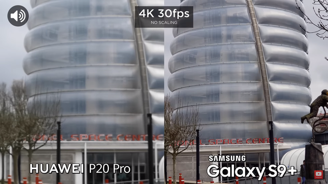  Thậm chí chất lượng video khi được phóng to thì Galaxy S9 cũng tốt hơn so với P20 Pro, máy giữ được chi tiết và không xảy ra hiện tượng vỡ hay bệt 