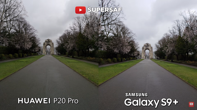  Khả năng chụp góc rộng trên ống kính của S9 tốt hơn so với cảm biến 40MP trên P20 Pro, cả về chi tiết lẫn màu sắc và độ thu sáng 