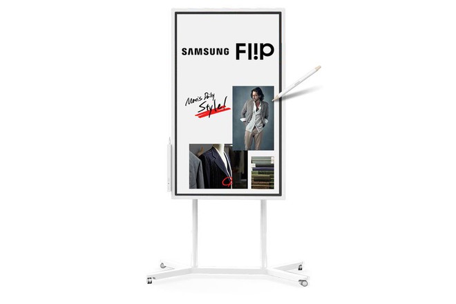 Samsung Flip WM55H chính thức ra mắt thị trường Việt Nam: bảng flipchart điện tử dành cho văn phòng hiện đại - Ảnh 1.