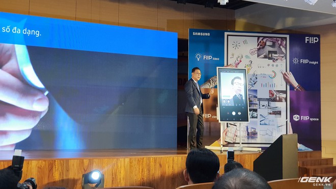 Samsung Flip WM55H chính thức ra mắt thị trường Việt Nam: bảng flipchart điện tử dành cho văn phòng hiện đại - Ảnh 2.
