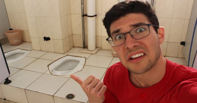  Những nhà vệ sinh ở Châu Á đôi khi là ác mộng với người Phương Tây 