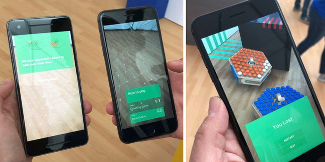 Demo của Google cho thấy các thiết bị iOS và Android sẽ có thể cùng chia sẻ trải nghiệm AR - Ảnh 1.