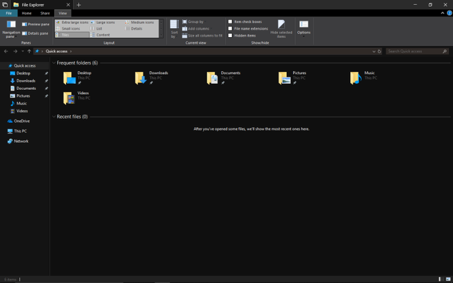 Nền tối cho File Explorer đã xuất hiện trong bản build mới được Microsoft cập nhật cho người dùng Fast Ring - Ảnh 1.