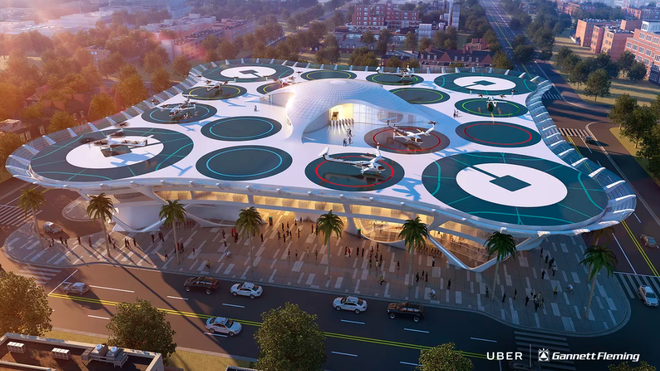 Ngắm nhìn các mẫu concept trạm xe bay của Uber, trông như trong Star Wars vậy - Ảnh 4.