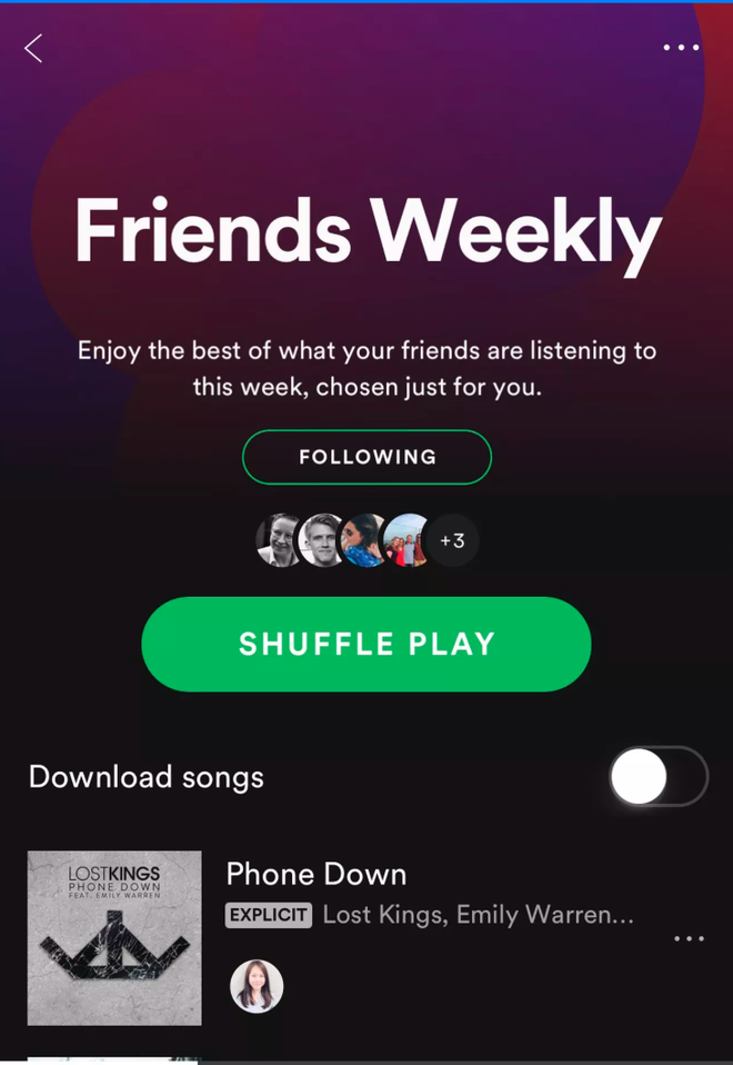 Spotify đang thử nghiệm một playlist mới, lấy nhạc từ các bài hát yêu thích của bạn bè - Ảnh 1.