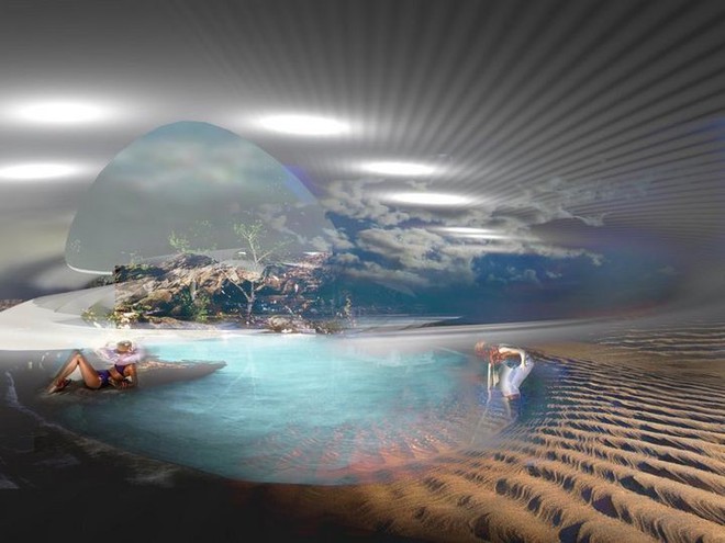 Ngắm ý tưởng khách sạn có thể bồng bềnh trên những con sóng và dùng điện từ thủy triều - Ảnh 14.