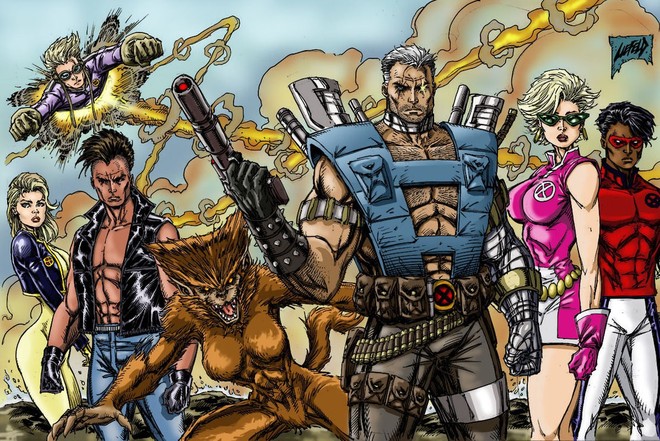  Cable xuất hiện lần đầu dưới hình dạng người lớn trong tập truyện The New Mutants xuất bản năm 1990. Summers trở về quá khứ, tập hợp và huấn luyện một nhóm dị nhân trẻ tuổi với mục đích chính là cản trở sự gia tăng quyền lực của Apocalypse. 