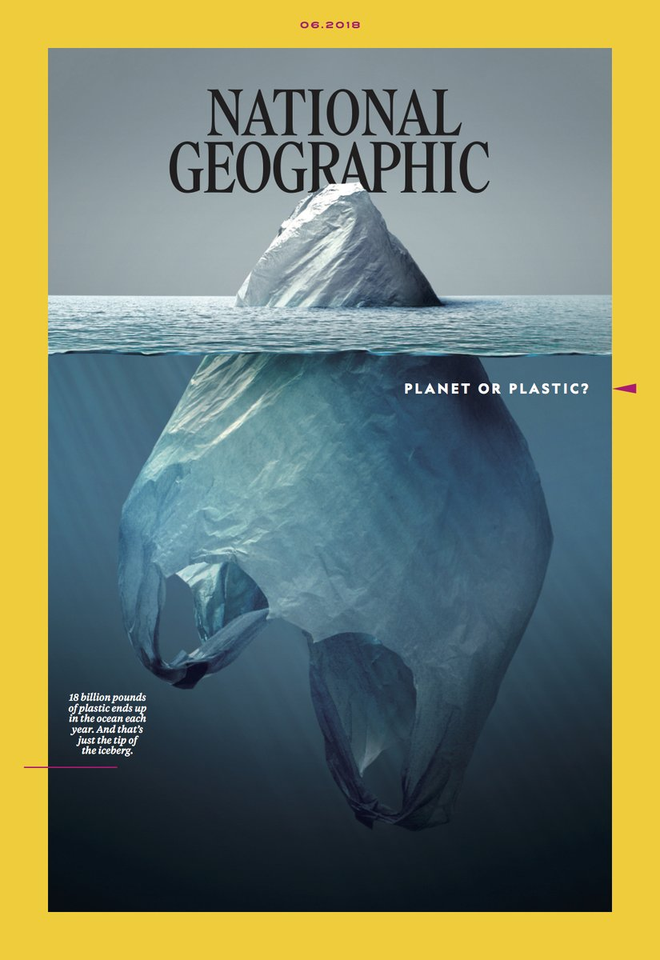 Bìa tạp chí với chủ đề rác thải nhựa của Nat Geo quá đỗi tuyệt vời, khiến Internet không ngừng nhắc đến nó - Ảnh 3.