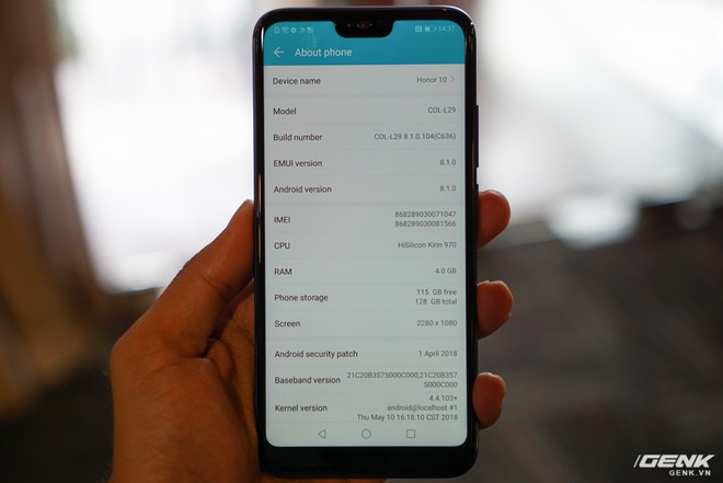 Cận cảnh Honor 10: nhiều chi tiết giống P20 của Huawei nhưng giá chỉ bằng một nửa - Ảnh 14.