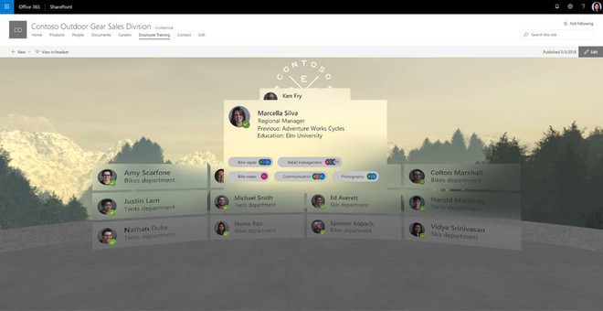 Microsoft sẽ cho phép người dùng sử dụng nền tảng SharePoint trong môi trường thực tế ảo - Ảnh 5.
