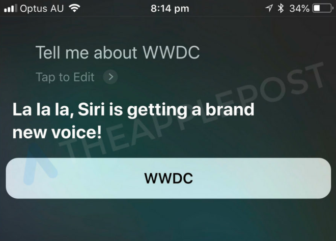  - Nói cho tôi biết về WWDC - Là lá la, Siri sẽ có thêm một giọng nói hoàn toàn mới! 