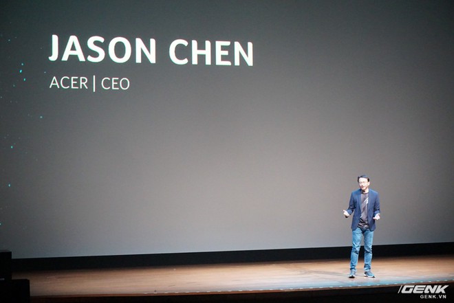  Jason Chen - CEO của Acer là người chủ trì sự kiện ra mắt ngày hôm nay. 