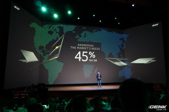  Acer cho biết họ đã đáp ứng được 45% nhu cầu của thị trường. 