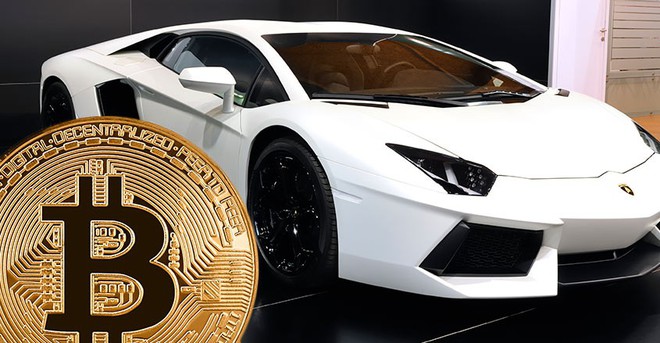  Giả sử tôi có 100 Bitcoin, và dùng để mua một chiếc siêu xe Lamborghini. 