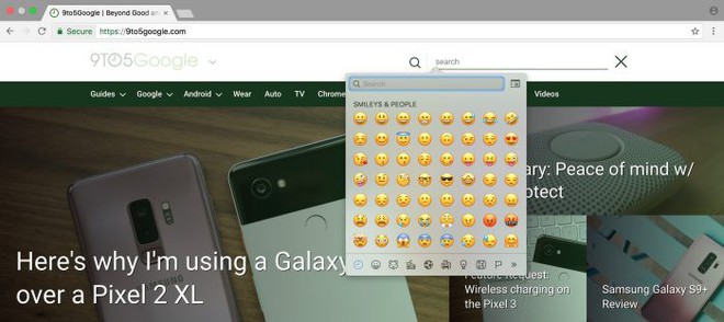 Google cập nhật Chrome 67: Nhập emoji dễ hơn, ra mắt API cho AR/VR và hỗ trợ game tốt hơn - Ảnh 2.