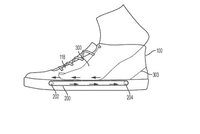 Nike nộp bằng sáng chế về hệ thống băng chuyền trong đế giày, giúp xỏ/tháo giày dễ dàng hơn - Ảnh 1.