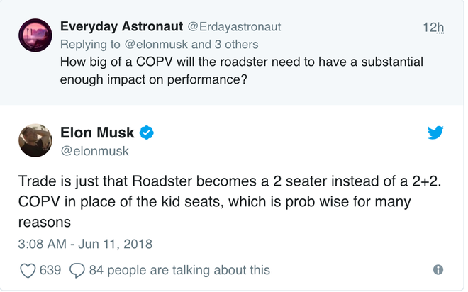 Elon Musk nghiêm túc muốn gắn tên lửa vào xe Tesla Roadster, ai mà muốn thì phải từ bỏ băng ghế sau - Ảnh 3.