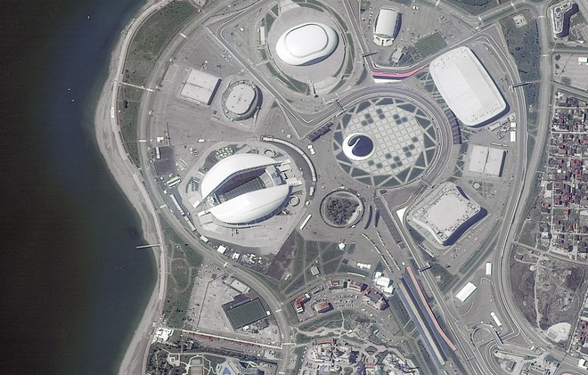 Chiêm ngưỡng toàn bộ các sân vận động phục vụ World Cup 2018 qua loạt ảnh chụp từ Trạm Vũ trụ Quốc tế - Ảnh 1.