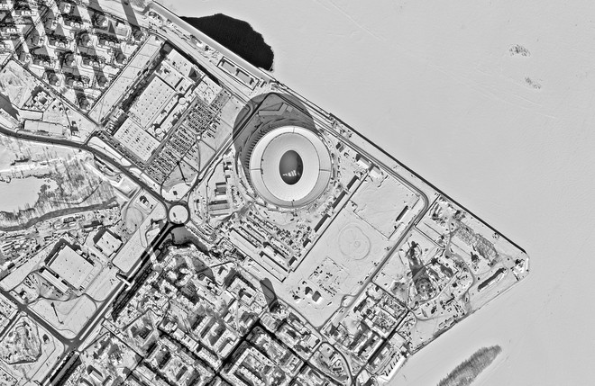 Chiêm ngưỡng toàn bộ các sân vận động phục vụ World Cup 2018 qua loạt ảnh chụp từ Trạm Vũ trụ Quốc tế - Ảnh 3.