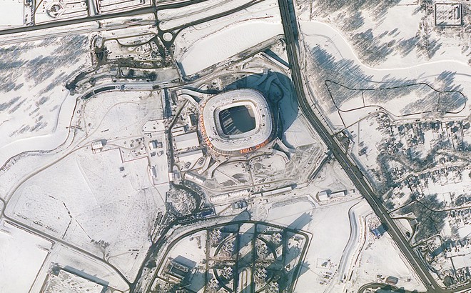 Chiêm ngưỡng toàn bộ các sân vận động phục vụ World Cup 2018 qua loạt ảnh chụp từ Trạm Vũ trụ Quốc tế - Ảnh 6.