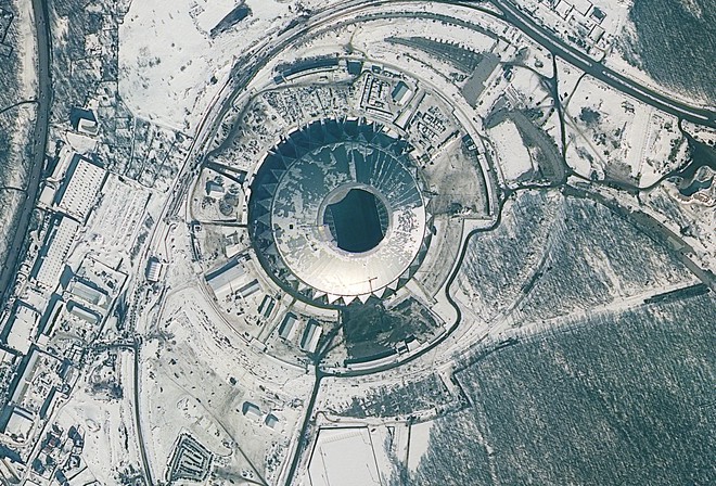 Chiêm ngưỡng toàn bộ các sân vận động phục vụ World Cup 2018 qua loạt ảnh chụp từ Trạm Vũ trụ Quốc tế - Ảnh 8.