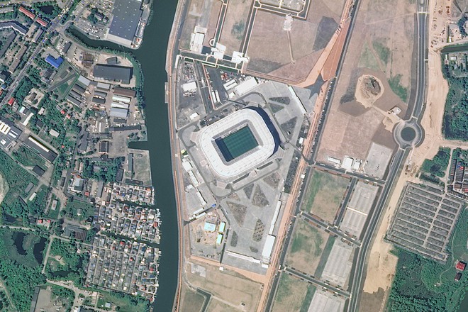 Chiêm ngưỡng toàn bộ các sân vận động phục vụ World Cup 2018 qua loạt ảnh chụp từ Trạm Vũ trụ Quốc tế - Ảnh 9.