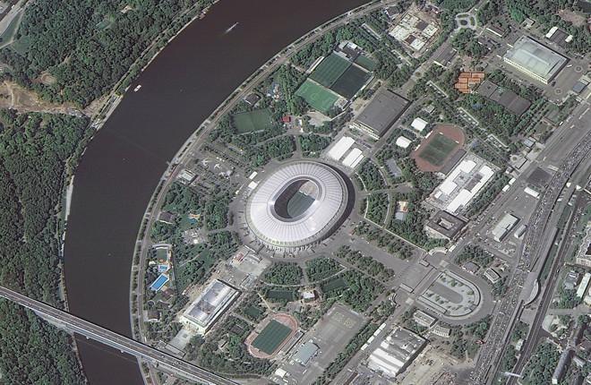 Chiêm ngưỡng toàn bộ các sân vận động phục vụ World Cup 2018 qua loạt ảnh chụp từ Trạm Vũ trụ Quốc tế - Ảnh 10.