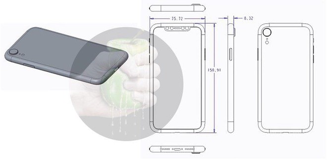 Lộ bản vẽ thiết kế và ảnh dựng của các mẫu iPhone 2018 - Ảnh 1.