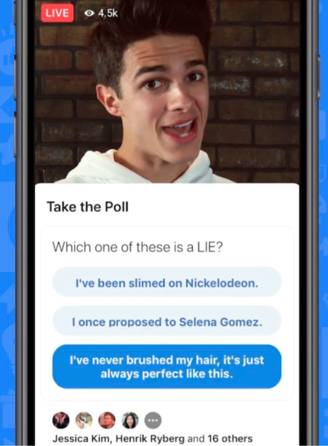 Facebook ra mắt nền tảng truyền hình tương tác trực tuyến, có cả tính năng câu đố vui và câu hỏi trắc nghiệm - Ảnh 1.