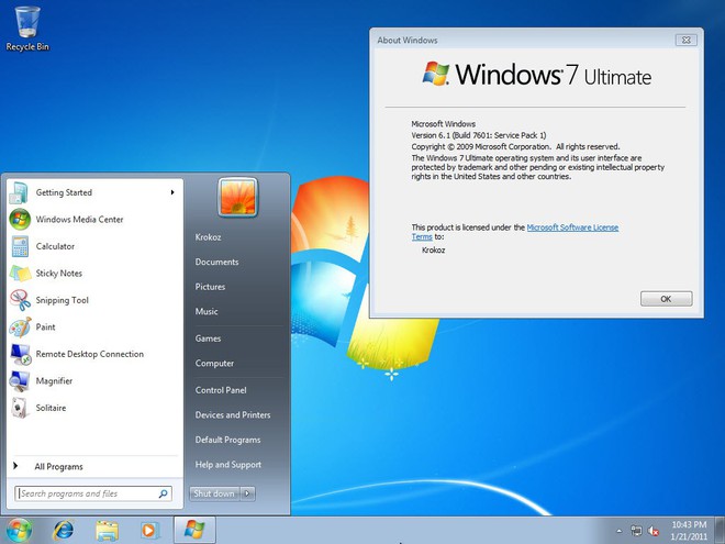  Microsoft đã ngừng hỗ trợ kĩ thuật cho Windows 7 trên một số hệ thống phần cứng lỗi thời. 