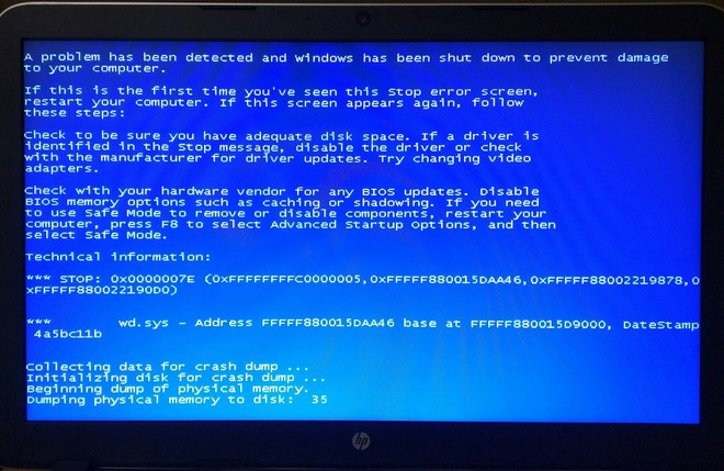  Microsoft không thể xử lý được lỗi màn hình xanh trên những dòng CPU lỗi thời đang chạy Windows 7. 
