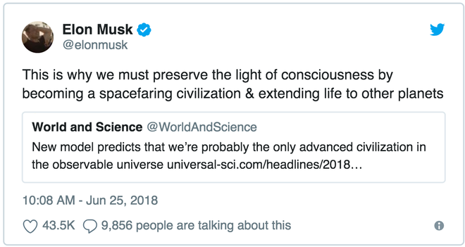 Elon Musk cho rằng đây là lí do chúng ta cần phải xây dựng nền văn minh nhân loại trong không gian - Ảnh 2.