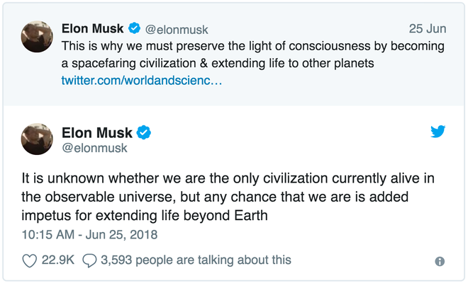 Elon Musk cho rằng đây là lí do chúng ta cần phải xây dựng nền văn minh nhân loại trong không gian - Ảnh 3.