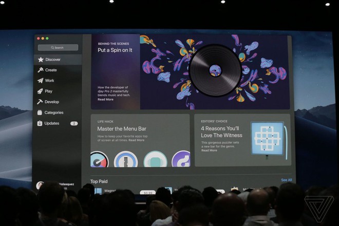 [WWDC 2018] Apple thiết kế lại Mac App Store trên macOS Mojave, bổ sung Office 365, Adobe Lightroom CC - Ảnh 1.
