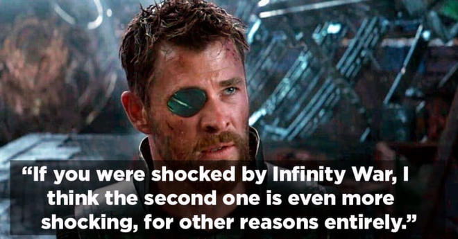 Diễn viên thủ vai Thor - Chris Hemsworth cho biết Avengers 4 sẽ gây sốc hơn cả Infinity War - Ảnh 2.