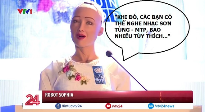 Sophia: Robot sẽ giúp con người có thêm thời gian rảnh để nghe nhạc Sơn Tùng M-TP - Ảnh 3.