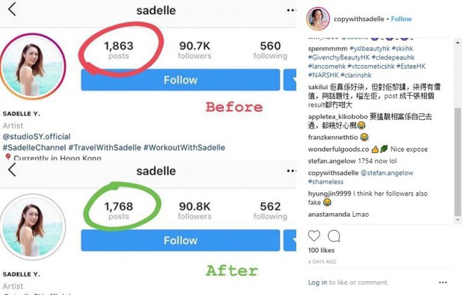 Hot Instagramer Hồng Kông xóa vội 95 bài đăng sau khi bị phát hiện dùng ảnh trên Google - Ảnh 4.